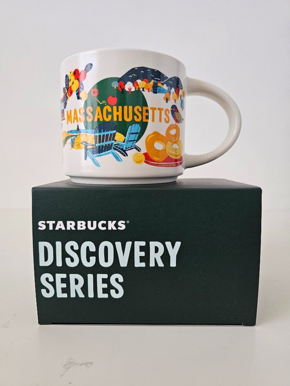 NWT STARBUCKS Massachusetts Discovery Series Coffee Tea Mug Cup 14floz/414ml